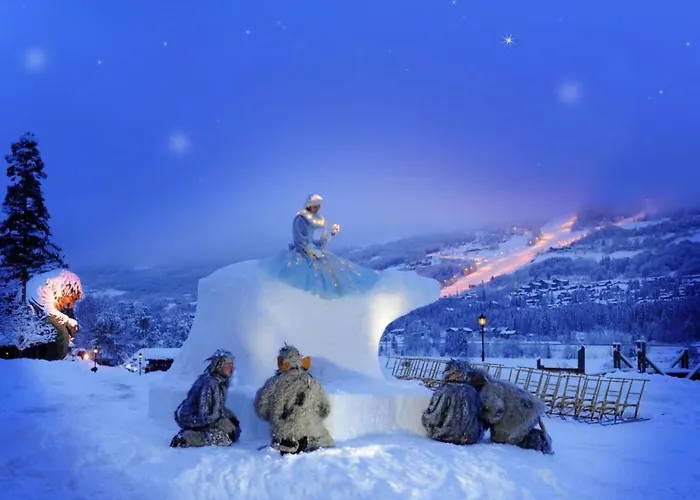 Hunderfossen & Отель